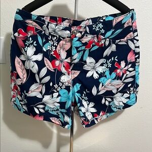 St. John's Bay Women's Navy Blue Floral